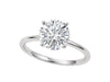 2 Carat Round Lab Grown IGI G/VS1 Diamond Solitaire Ring in 14K White Gold