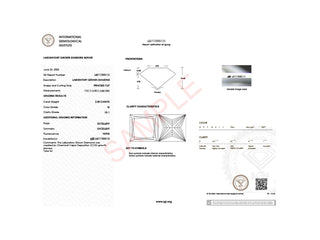 2 Carat Princess Lab Grown IGI G/VS1 Diamond Solitaire Ring in 14K Yellow Gold