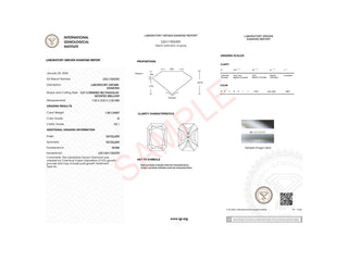 1 Carat Radiant Lab Grown IGI G/VS1 Diamond Solitaire Ring in 14K Yellow Gold