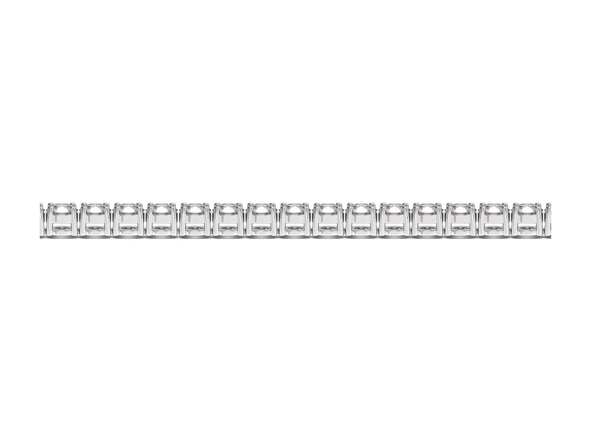 Lab Grown Round Diamond Tennis Bracelet in 14k White Gold (8 cctw F/G  VS2/SI1)
