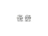 2 cttw Certified IGI Lab Grown Round Diamond Stud Earrings 14k White Gold (G/VS2)