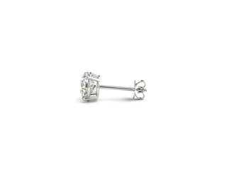 2 cttw Certified IGI Lab Grown Round Diamond Stud Earrings 14k White Gold (G/VS2)