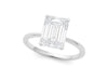 5 Carat Radiant Lab Grown IGI G/VS1 Diamond Solitaire Ring in 10K White Gold