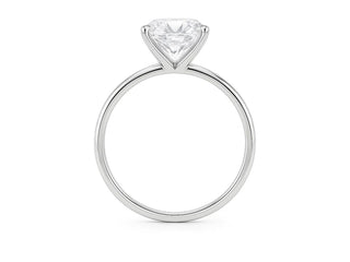 5 Carat Radiant Lab Grown IGI G/VS1 Diamond Solitaire Ring in 10K White Gold