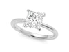 5 Carat Princess Lab Grown IGI G/VS1 Diamond Solitaire Ring in 14K White Gold