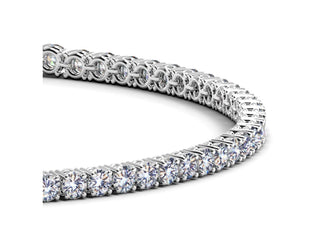 Lab Grown Round Diamond Tennis Bracelet in 14k White Gold (3 cctw F/G  VS2/SI1)