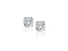 Classic Round Diamond Stud Earrings in 14k White Gold (1 cttw)