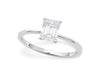 1 Carat Radiant Lab Grown IGI G/VS1 Diamond Solitaire Ring in 10K White Gold