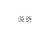 1 1/2 cttw Certified IGI Lab Grown Round Diamond Stud Earrings 14k White Gold (G/VS2)