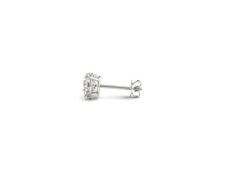 1 1/2 cttw Certified IGI Lab Grown Round Diamond Stud Earrings 14k White Gold (G/VS2)