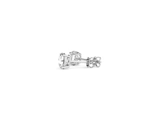 1 1/2 cttw Certified IGI Lab Grown Round Diamond Stud Earrings 14k White Gold (G/VS2)