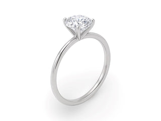 1 1/2 Carat Round Lab Grown IGI G/VS1 Diamond Solitaire Ring in Sterling Silver
