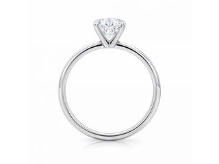 2 Carat Radiant Lab Grown IGI G/VS1 Diamond Solitaire Ring in 10K White Gold