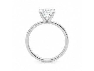 2 Carat Cushion Lab Grown IGI G/VS1 Diamond Solitaire Ring in 10K White Gold