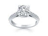 Trellis Diamond Engagement Ring in 14k White Gold