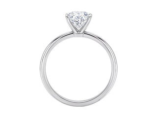 3 Carat Radiant Lab Grown IGI G/VS1 Diamond Solitaire Ring in 10K White Gold