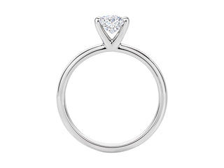 1 Carat Princess Lab Grown IGI G/VS1 Diamond Solitaire Ring in 14K White Gold