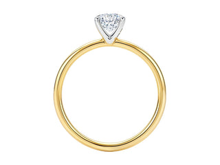 1.50Ct Emerald Lab Grown IGI G/VS1 Diamond Ring in 10K Yellow Gold