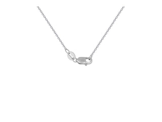 Cut-out Diamond Studded Round Pendant in 14k White Gold (1/3 cttw)