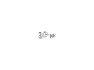1/2 cttw Lab Grown Round Diamond Stud Earrings 14k White Gold (G/VS2)