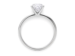 1 1/2 Carat Round Lab Grown IGI G/VS1 Diamond Solitaire Ring in 14K White Gold