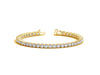 Lab Grown Round Diamond Tennis Bracelet in 14k Yellow Gold (10 cctw F/G  VS2/SI1)