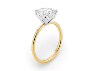 2 Carat Round Lab Grown IGI G/VS1 Diamond Solitaire Ring in 14K Yellow Gold