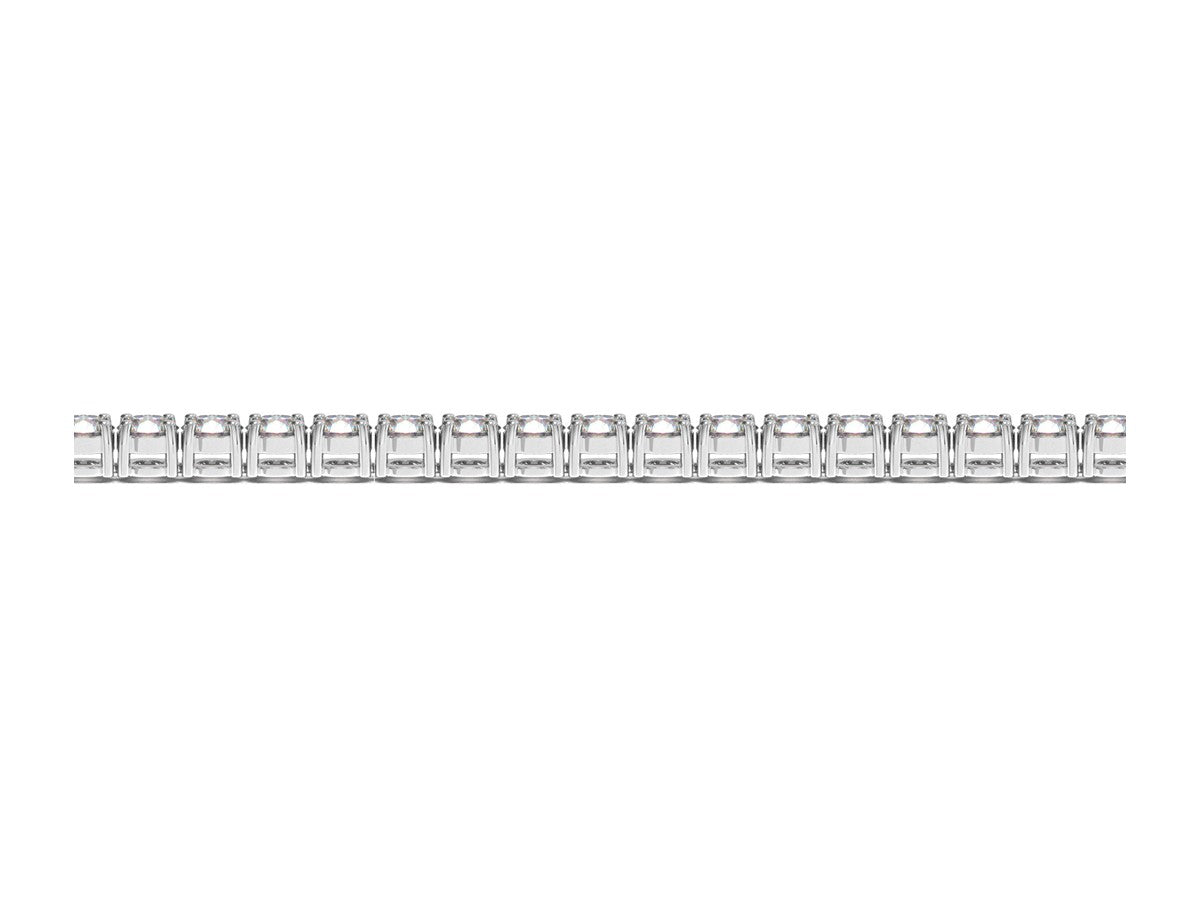Lab Grown Round Diamond Tennis Bracelet in 14k White Gold (6 cctw F/G  VS2/SI1)