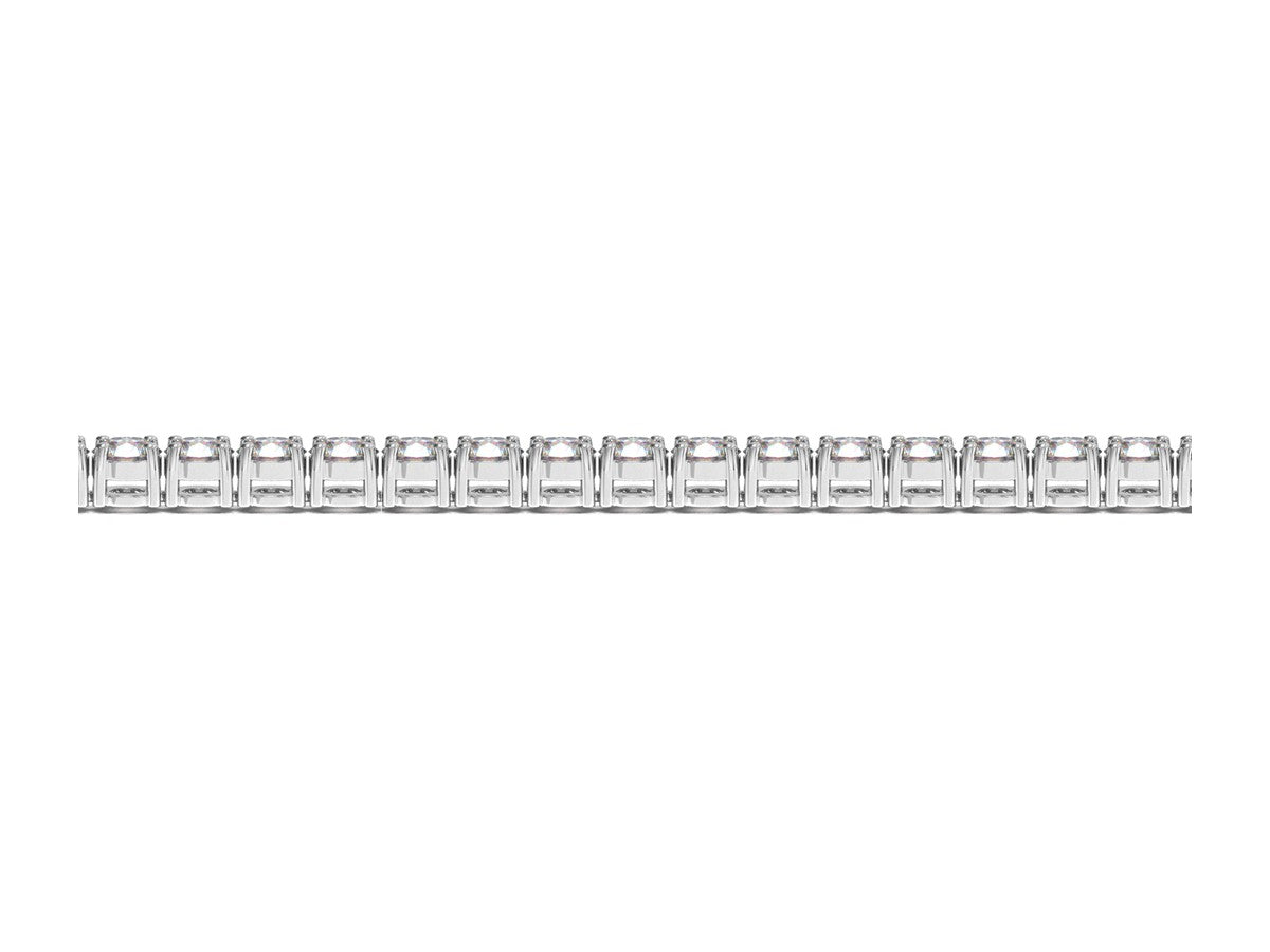 Lab Grown Round Diamond Tennis Bracelet in 14k White Gold (10 cctw F/G  VS2/SI1)