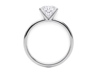 2 Carat Round Lab Grown IGI G/VS1 Diamond Solitaire Ring in Sterling Silver