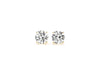 2 cttw Certified IGI Lab Grown Round Diamond Stud Earrings 14k Yellow Gold (G/VS2)