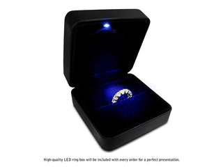 Emerald Cut Lab Grown Diamond Eternity Ring in 14k White Gold (7 cttw FG/VS2)