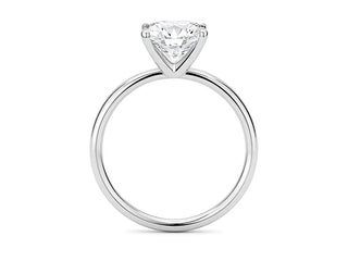 3 Carat Cushion Lab Grown IGI G/VS1 Diamond Solitaire Ring in 10K White Gold