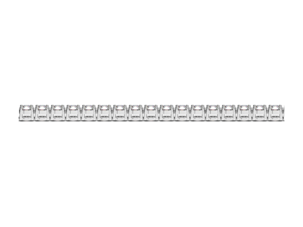 Lab Grown Round Diamond Tennis Bracelet in 14k White Gold (7 cctw F/G  VS2/SI1)
