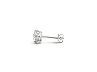 3 cttw Certified IGI Lab Grown Round Diamond Stud Earrings 14k White Gold (G/VS2)