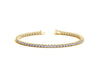 Lab Grown Round Diamond Tennis Bracelet in 14k Yellow Gold (4 cctw F/G  VS2/SI1)