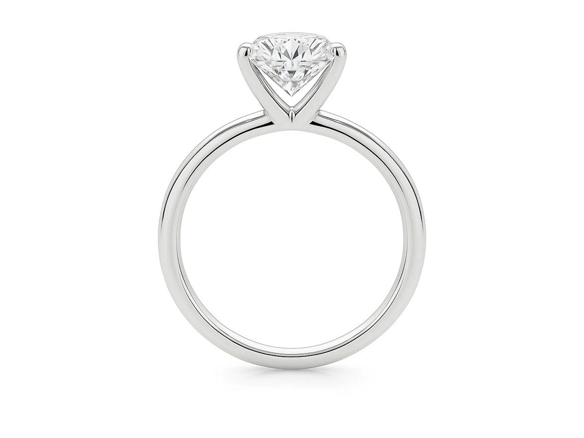 3 Carat Princess Lab Grown IGI G/VS1 Diamond Solitaire Ring in 10K White Gold