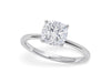 1 1/2 Carat Cushion Lab Grown IGI G/VS1 Diamond Solitaire Ring in 10K White Gold