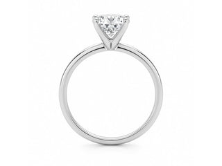 1 1/2 Carat Cushion Lab Grown IGI G/VS1 Diamond Solitaire Ring in 10K White Gold