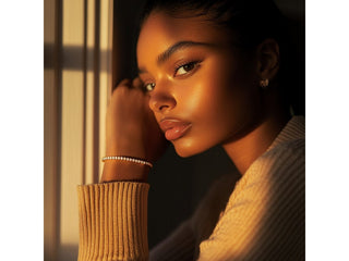 Lab Grown Round Diamond Tennis Bracelet in 14k Yellow Gold (3 cctw F/G  VS2/SI1)