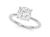 5 Carat Cushion Lab Grown IGI G/VS1 Diamond Solitaire Ring in 10K White Gold