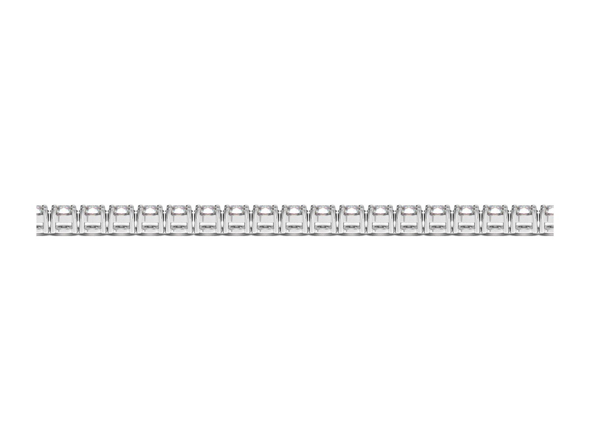 Lab Grown Round Diamond Tennis Bracelet in 14k White Gold (5 cctw  F/G  VS2/SI1)
