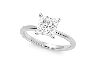 2 Carat Princess Lab Grown IGI G/VS1 Diamond Solitaire Ring in 14K White Gold