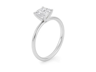 2 Carat Princess Lab Grown IGI G/VS1 Diamond Solitaire Ring in 14K White Gold