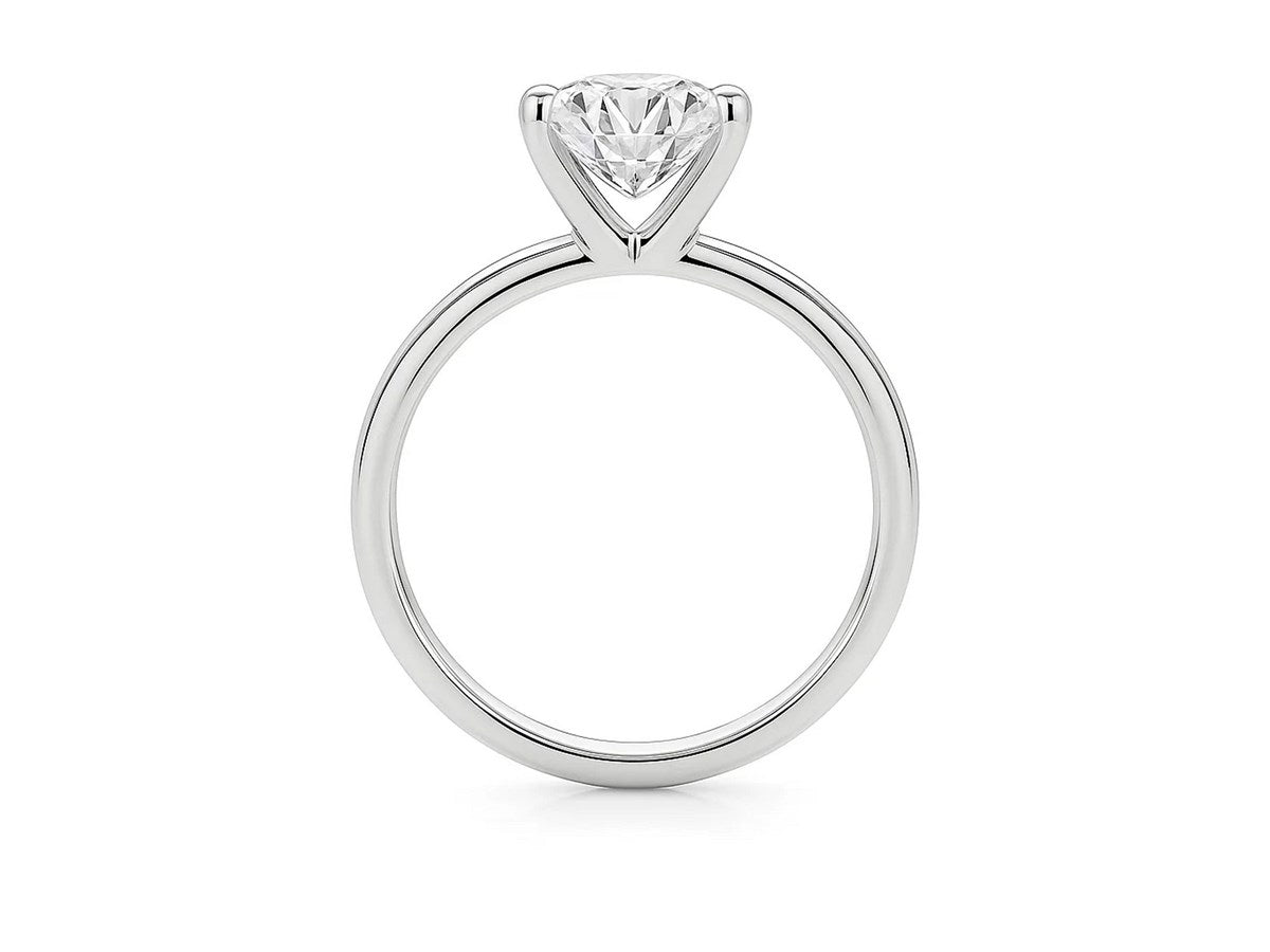 2 Carat Princess Lab Grown IGI G/VS1 Diamond Solitaire Ring in 14K White Gold