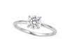 3/4 Carat Round Lab Grown IGI G/VS1 Diamond Solitaire Ring in 14K White Gold