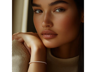 Lab Grown Round Diamond Tennis Bracelet in 14k Yellow Gold (2 cctw F/G  VS2/SI1)