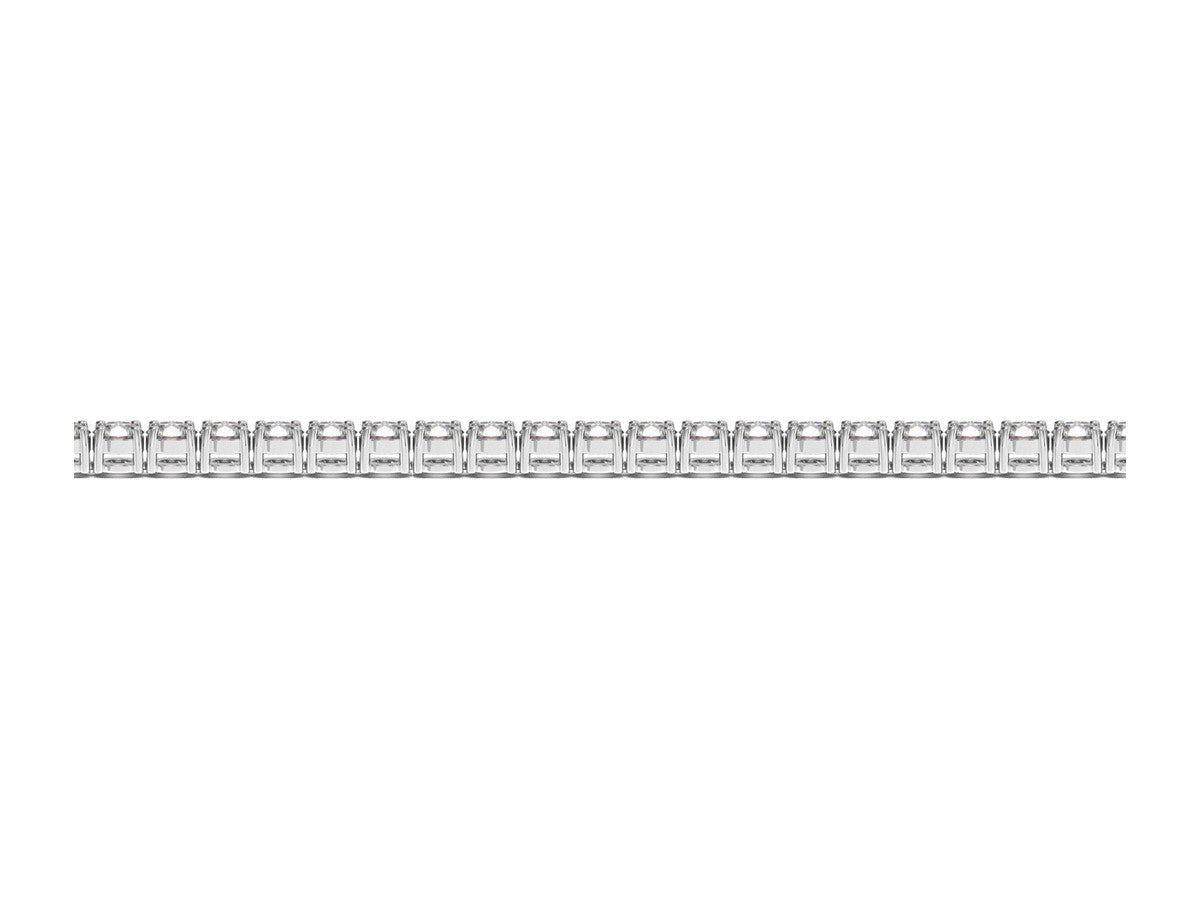 Lab Grown Round Diamond Tennis Bracelet in 14k White Gold (4 cctw F/G  VS2/SI1)